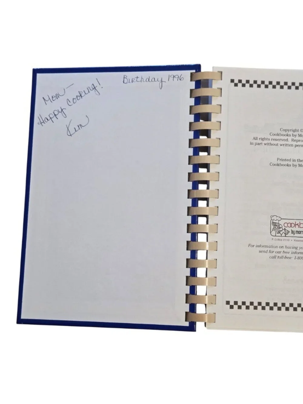 Paramount Terrace Christian Church 40th Anniversary Cookbook 1995 Amarillo Texas